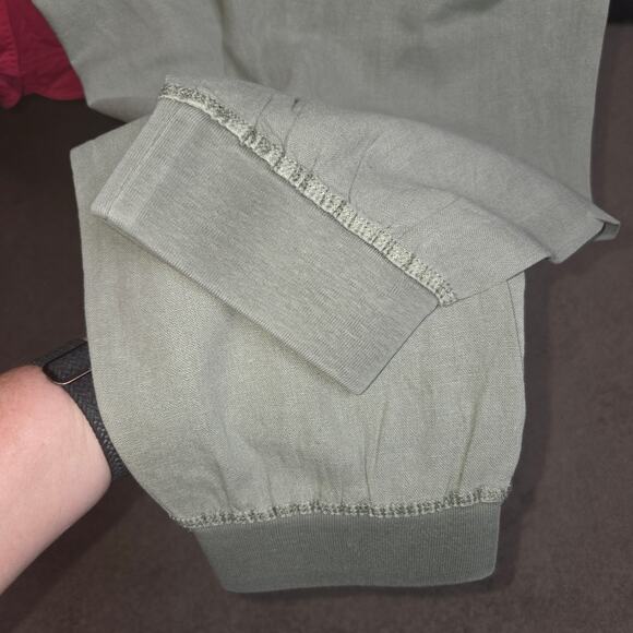 Vanilla Star Linen Blend Jogger NWT Sage Sz XL - Picture 5 of 8